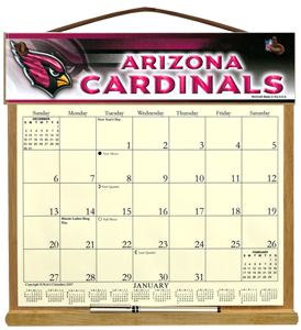 Arizona Cardinals Calendar Holder